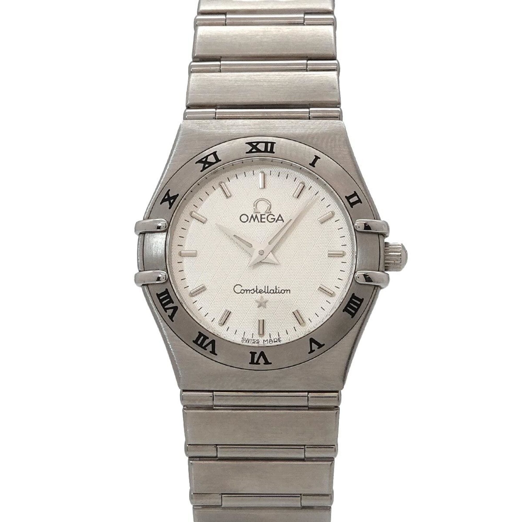 Omega Constellation 1572 30 Ladies\' Watch, Silver, Quartz Watch