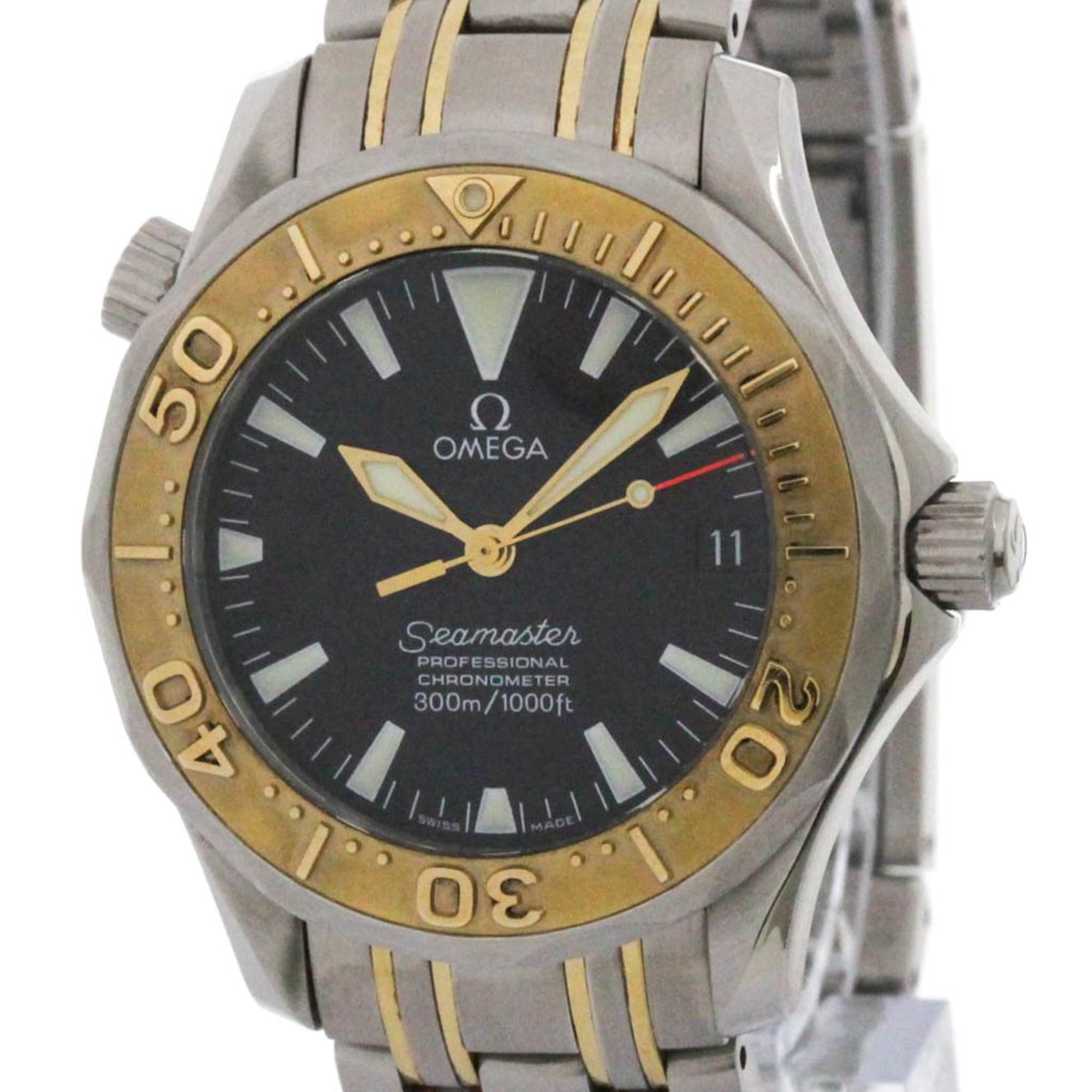 OMEGA Seamaster Professional Mid Size Automatic Watch 2453.50 Polished