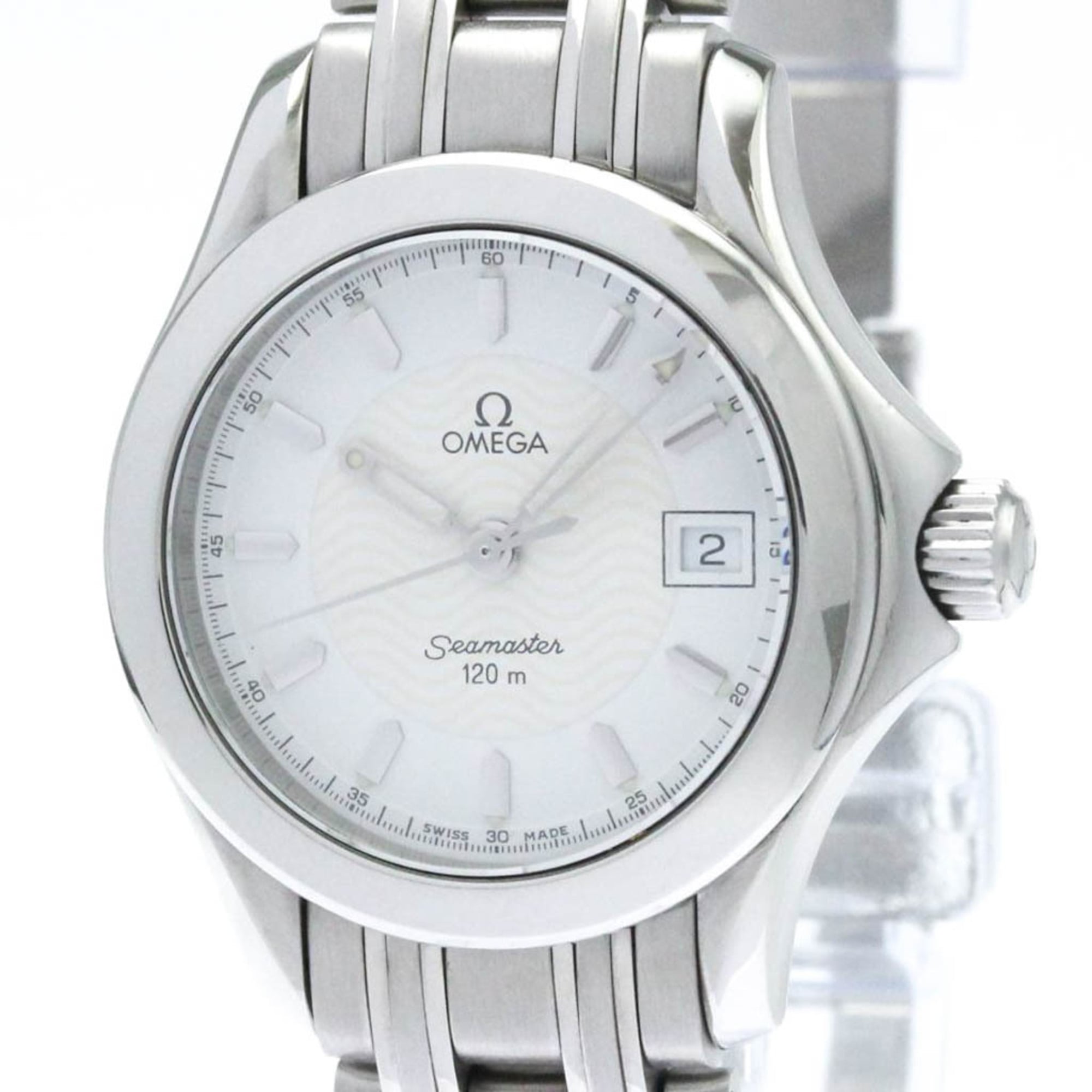 OMEGA Seamaster 120M Steel Quartz Ladies Watch 2571.21Polished