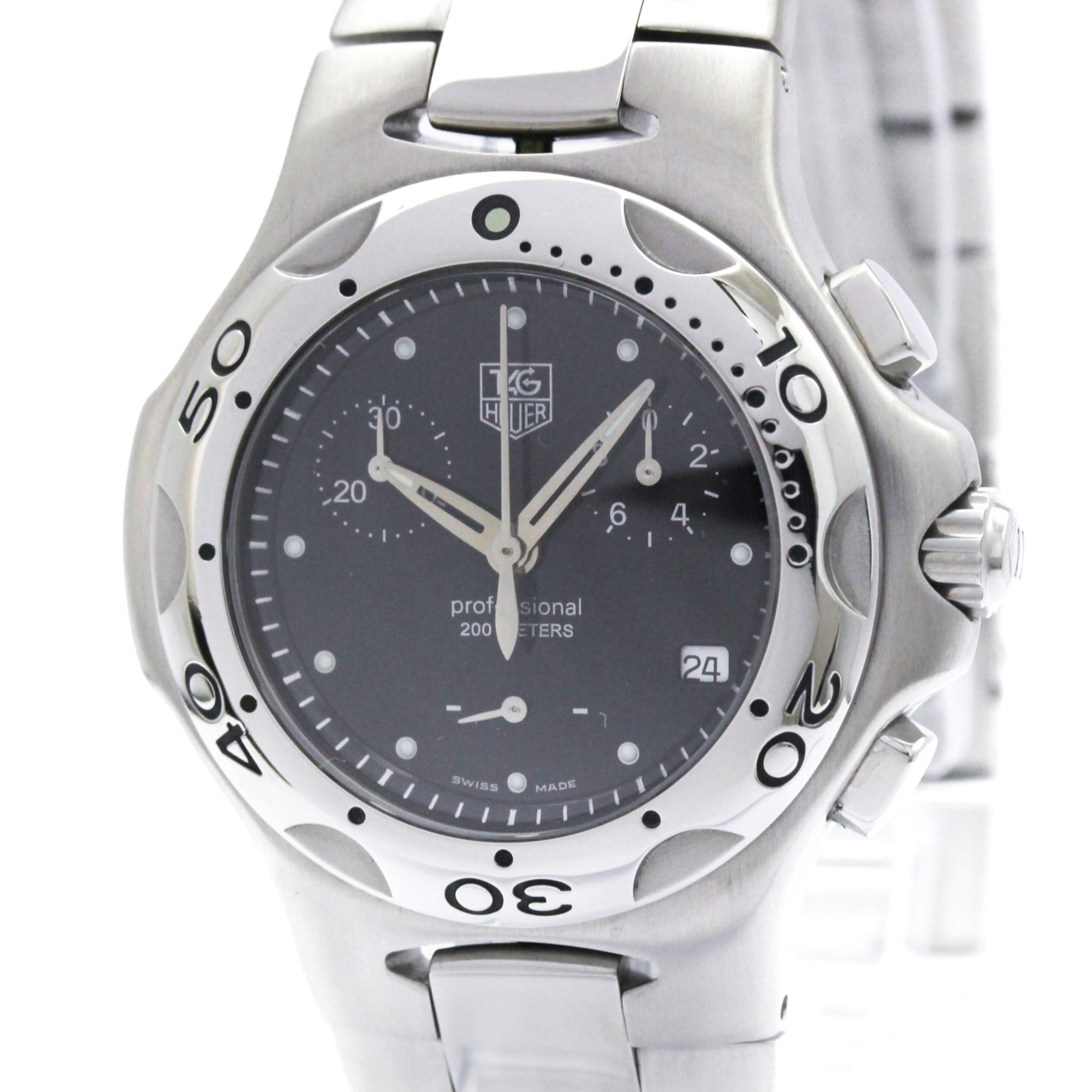 TAG HEUER Kirium Stainless Steel Quartz Ladies Watch CL1212 Polished