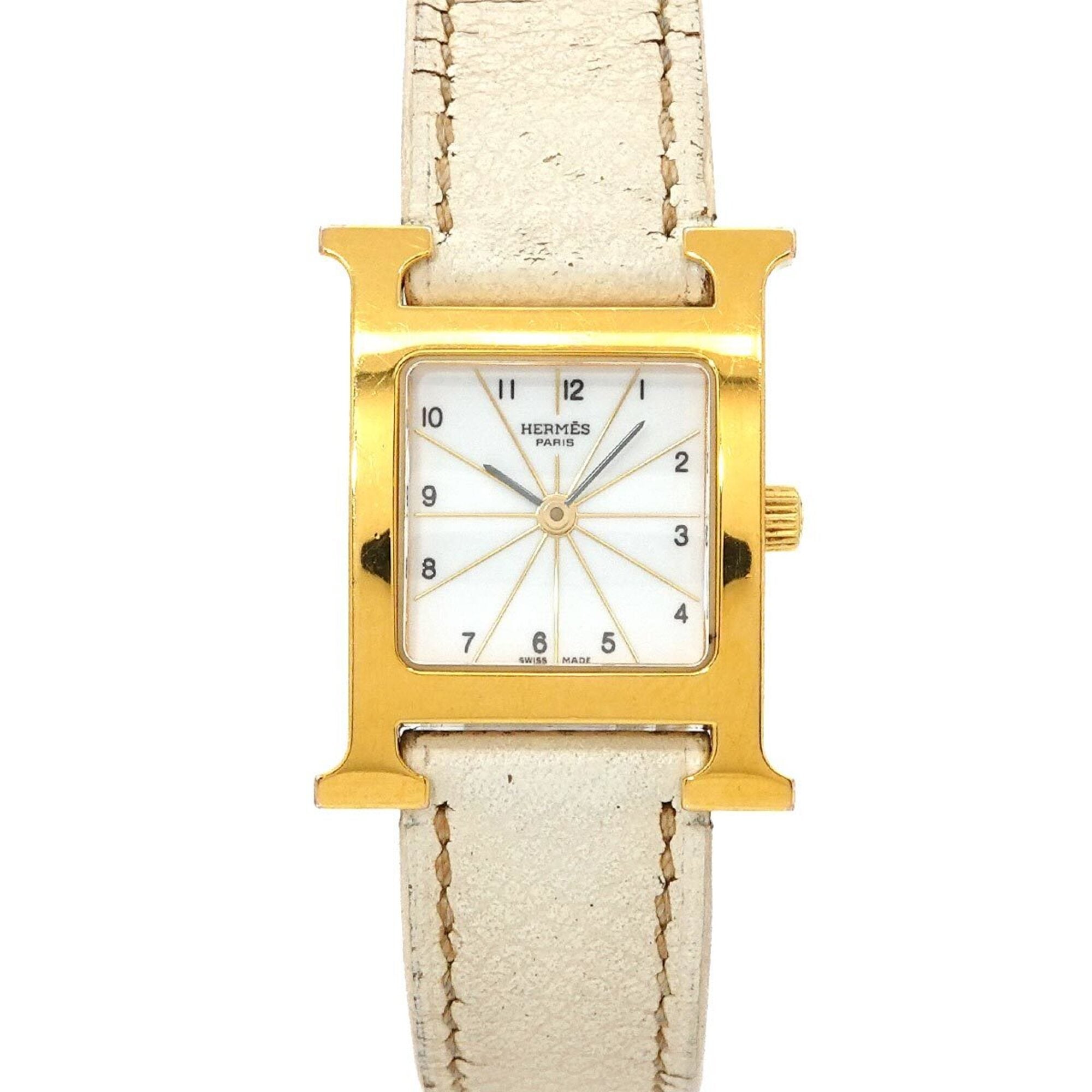 Hermes H-Watch HH1 201 Women\'s Watch White Quartz H