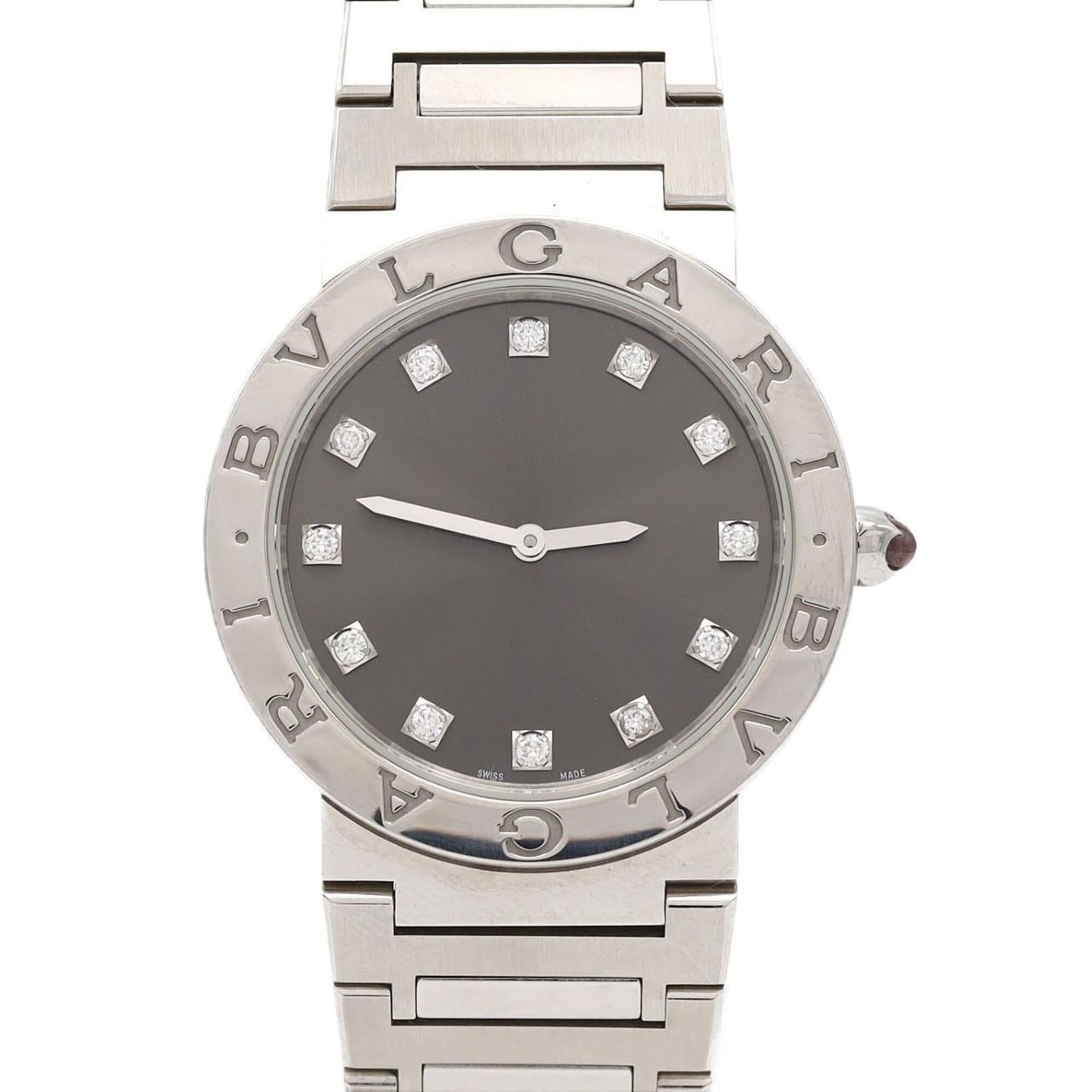 Bulgari 12P BB33S BBL33C6SS 12 QZ SS Quartz Watch