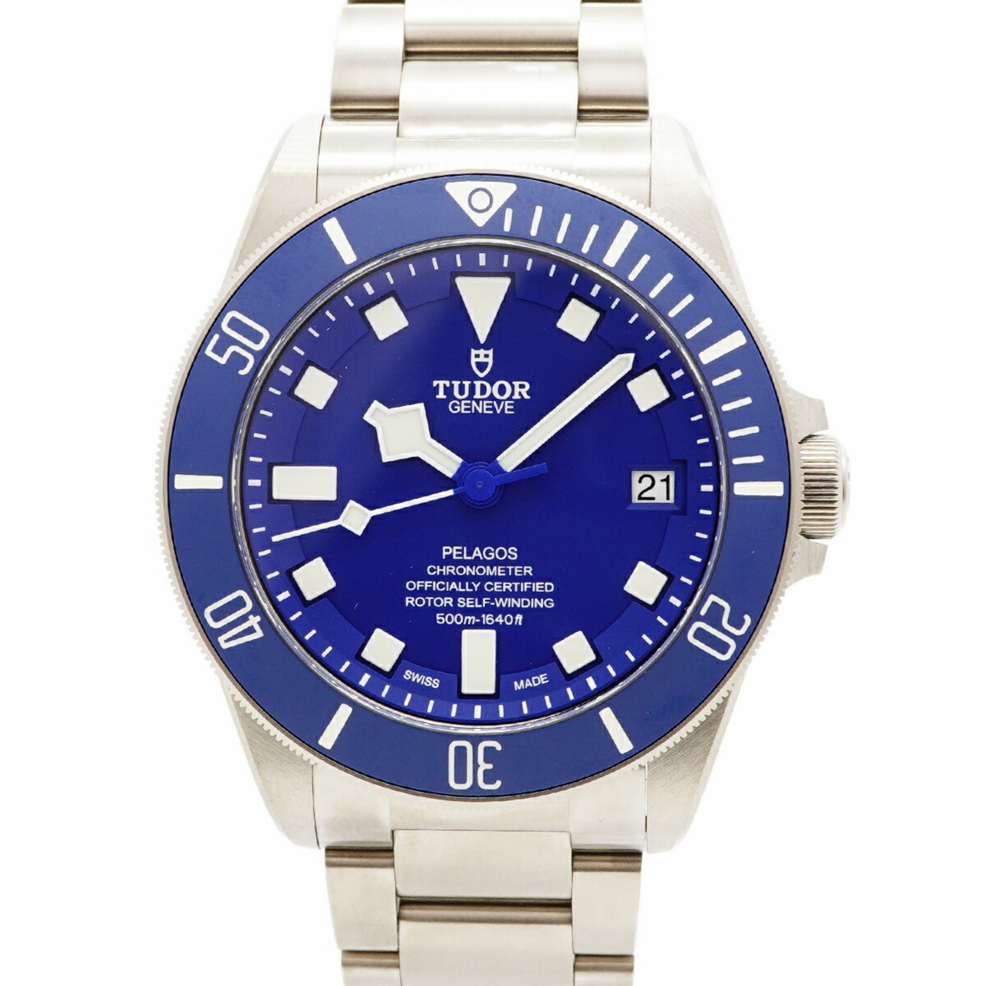 Tudor Pelagos 25600TB Blue Dial Men\'s Watch