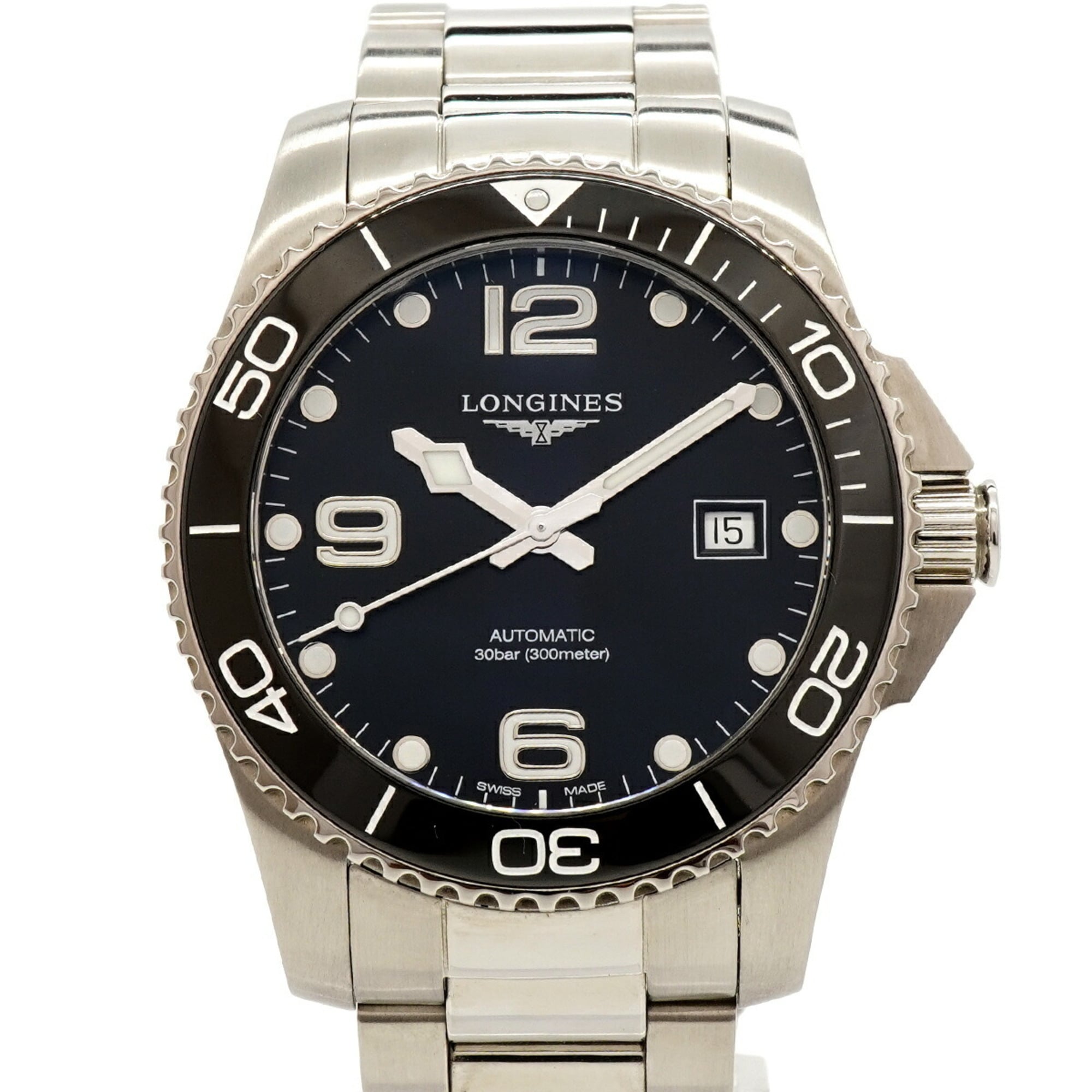 Longines HydroConquest L3.781.4.56.6 Black Dial Men\'s Watch