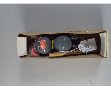 A Boxed Pelham Puppet of A Cartoon Mouse.