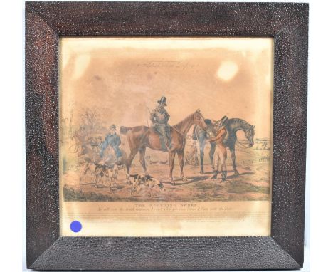 A Framed Sporting Print, The Sporting Sweep, 35x32cm 