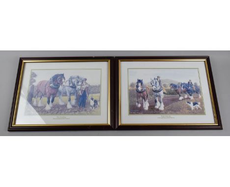 A Framed Heavy Horse Print After Brian Everson, The Foundlin&nbsp;&nbsp;
