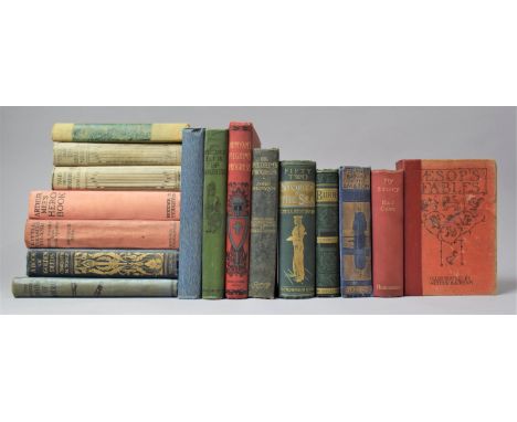 A Collection of Late 19th/Early 20th Century Children's Story and Other Books to Include 1885 Edition of Burns Illustrated, 1