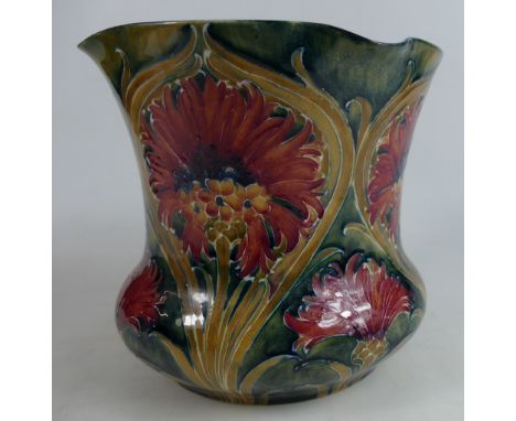 William Moorcroft Macintyre planter in the Revived Cornflower design, height 17cm, diameter 20cm (two small restorations to t