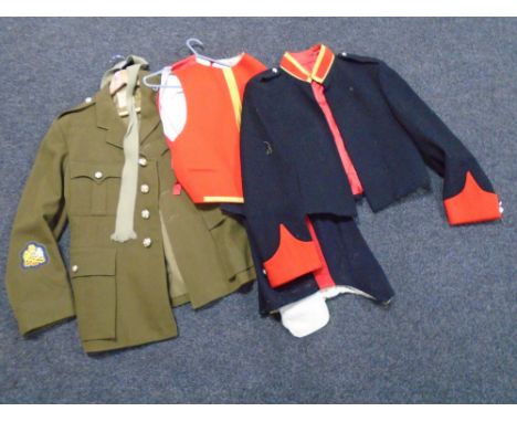 A 20th century British Army formal three piece suite together with further army tunic 