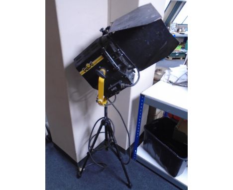 A Desisti stage light on tripod 