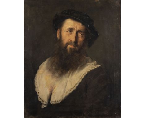 BRARKtätig um 1880Herrenportrait (1884) Öl auf Leinwand. 68 x 56 cm (R. 87 x 76 cm). Signiert und datiert oben rechts. Verso: