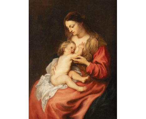 SIR ANTHONIS VAN DYCK (STUDIO)('Flämisch: Antoon van Dyck')22. März 1599 Antwerpen - 9. Dezember 1641 LondonMADONNA MIT DEM K