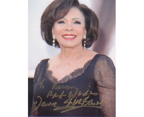  Dame Shirley Bassey. signed Dedicated 7”x5” portrait. Excellent. Est £7-10