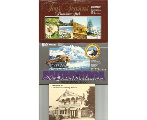  New Zealand, Great Britain, U.A.E, India, Jersey, Australia collection. 13 items including Stamp Booklet, Presentation Pack,