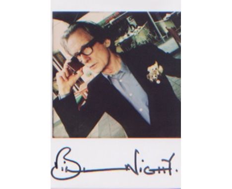  Bill Nighy. Postcard sized portrait. Excellent. Est £5-7