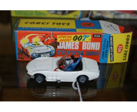 Corgi toys Diecast model no.336 James Bonds Toyota 2000GT car, complete in original box.