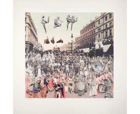 Peter Blake (British b.1932), 'Regent Street - Dancing', 2012, screen print in colours on Somerset paper, signed and numbered