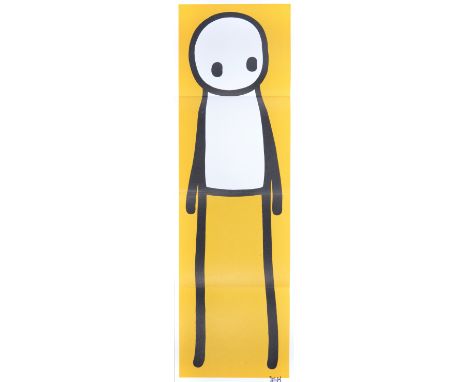 Stik (British), ‘Standing Figure (Orange)’, 2015, offset lithograph in colours on wove paper, signed in black pen; sheet: 76 