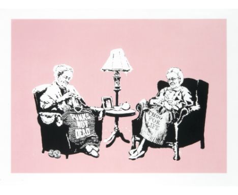 Banksy (British b.1974), ‘Grannies (LA Edition)’, 2006, screen print in colours on Arches 88, numbered from an edition of 500
