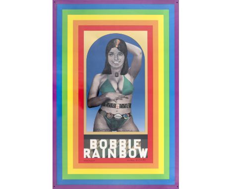 Peter Blake (British b.1932), 'Bobbie Rainbow', 2001, lithograph in colours on tin, signed and numbered from an edition of 20