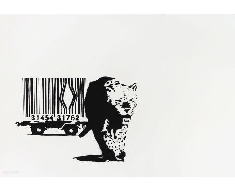 Banksy (British b.1974), 'Barcode', 2003, screen print on paper, numbered from an edition of 600 in pencil, published by Pict