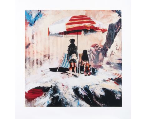 Ian Francis (British b.1979), ‘Two People Go On Holiday Forever’, 2012, archival pigment print with silkscreen gloss varnish 
