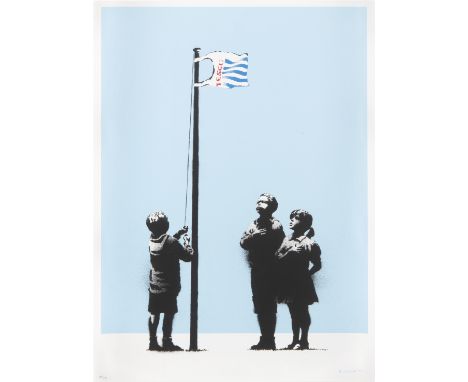 Banksy (British b.1974), ‘Very Little Helps’, 2008, screen print in colours on 270 gsm paper, signed in blue, numbered from a