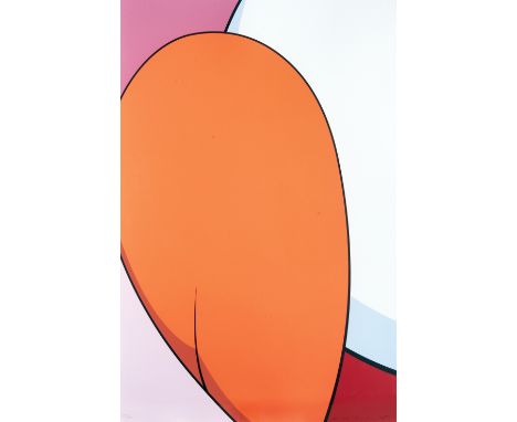 Kaws (American b.1974), 'No Reply 7', 2015, silkscreen in colours on paper, signed, dated and numbered from an edition of 100