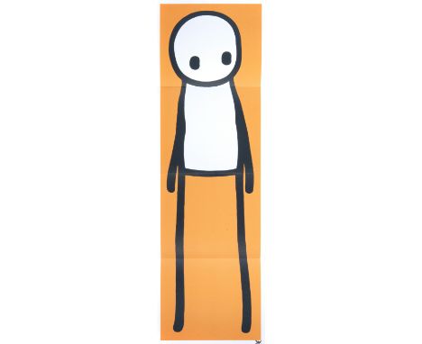 Stik (British), ‘Standing Figure (Orange)’, 2015, offset lithograph in colours on wove paper, signed in black pen; sheet: 76 