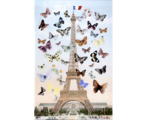 Peter Blake (British b.1932), 'Eiffel Tower', 2013, 3D lenticular print, signed and numbered from an edition of 75 in black m