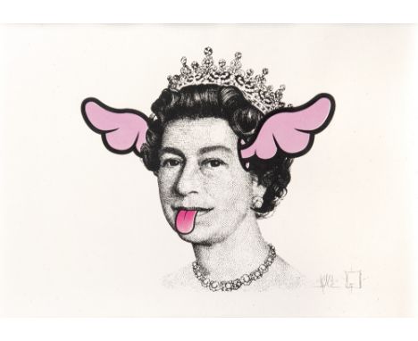 D*Face (British b.1978), 'Dog Save The Queen', 2004, screen print in colours on paper, signed and numbered from an edition of
