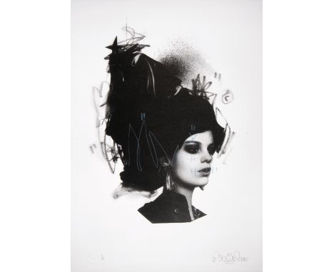 Lucas Price (British b.1980), 'Le Petite Mort Du Cyclops #1, #2 &amp; #3', 2015, a complete set of three hand embellished scr