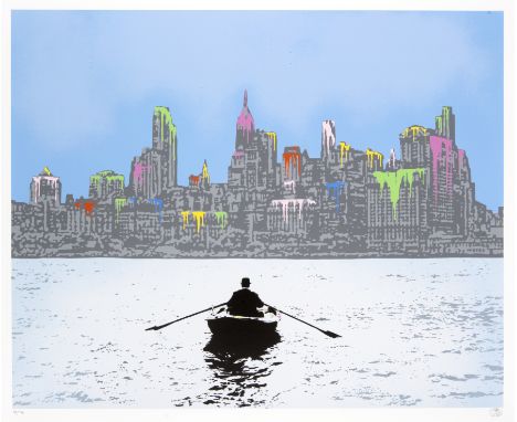 Nick Walker (British b.1969), 'The Morning After - New York', 2011, screen print in colours on paper, signed and numbered fro