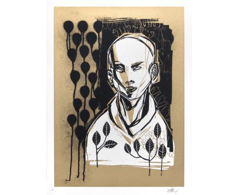 Titi Freak (Brazilian b.1974), ‘Sempre (Always)’, 2007, screen print in colours on 300 gsm Arches, signed and numbered from a