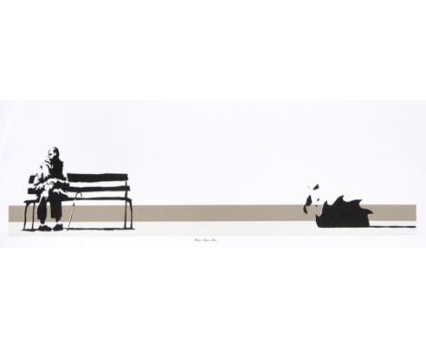Banksy (British b.1974), 'Weston Super Mare', 2003, screen print in colours on paper, numbered from an edition of 750 in penc