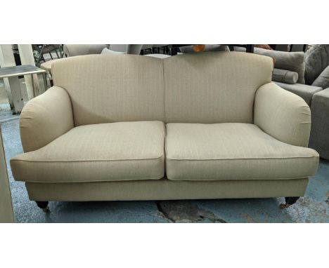 HOWARD STYLE SOFA, 97cm x 90cm H x 183cm, bespoke made. 