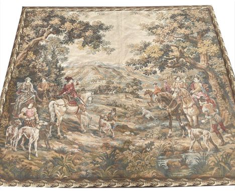 VERDURE DESIGN TAPESTRY, 190cm x 160cm, 18th century manner. 