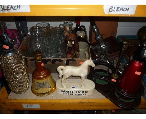 'WHITE HORSE' SCOTCH WHISKY ADVERTISING TINS, and other brewery related items