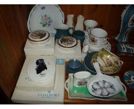 VARIOUS CERAMICS, Coalport, Poole, Shelley etc (some boxed)