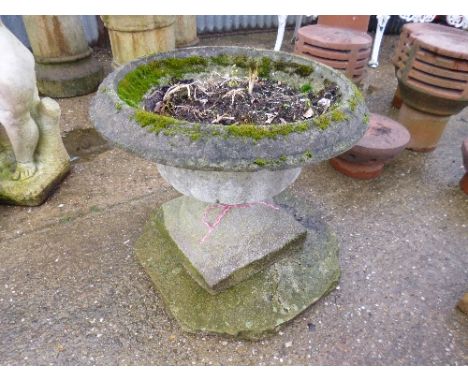 A COMPOSITE GARDEN PLANTER, etc (2)