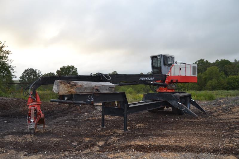 PRENTICE 210D KNUCKLE BOOM LOADER W/CONTINUOUS GRAPPLE; W/CUMMINS