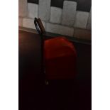 LOT - (100) Red Plastic Booster Seats with (3) Rolling Carts