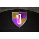 Neon Number Signs