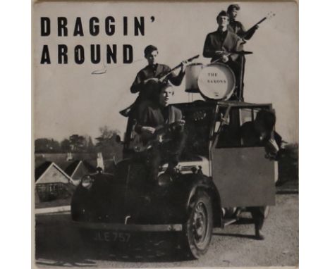 SAXONS - DRAGGIN' AROUND - Extremely hard to track down four track EP from the Exeter quintet, producing an extremely sophist
