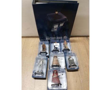 7 DOCTOR WHO FIGURES BY EAGLEMOSS THE 11TH DOCTOR ETC
