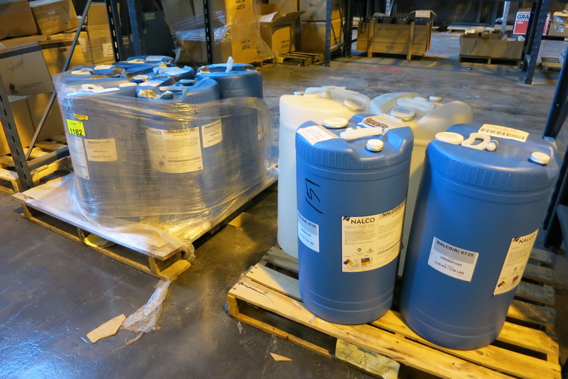 [Lot] Nalco (R) PH stabilizer boiler water additives, model 8735 Lot VW8B0016A5, 12.5 12.7