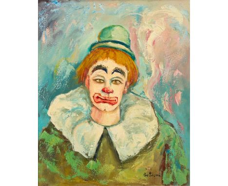 Alessandro Bottasini [Italian, late 20th century school]
Portrait of a Clown
signed lower right and further inscribed verso
o