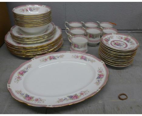 A Queen's Rosina China Co. Richmond tea and dinner service **PLEASE NOTE THIS LOT IS NOT ELIGIBLE FOR POSTING AND PACKING** 