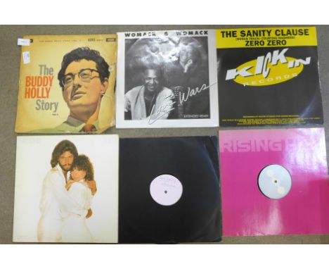 LP records, various genres including Elvis Presley, Buddy Holly, Jethro Tull, Mike Oldfield 